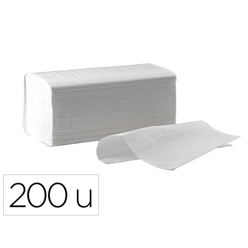 TOALLA DE PAPEL SECAMANOS DAHI Z CELULOSA 2 CAPAS CAJA CON 20 PAQUETES DE 200 UNIDADES