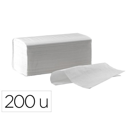 TOALLA DE PAPEL SECAMANOS DAHI Z CELULOSA 2 CAPAS CAJA CON 20 PAQUETES DE 200 UNIDADES