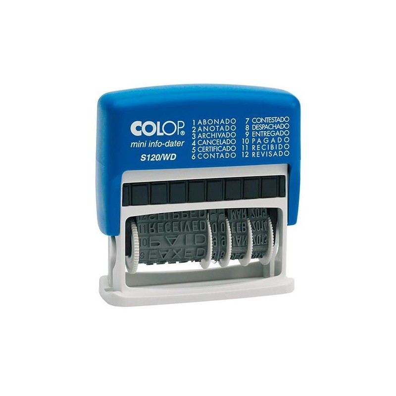 Sello formulario/fechador Colop Mini Dater S120WD - Automático - 4 mm