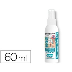 LIMPIADOR HIGIENIZANTE DESINFECTANTE GERMOSAN 60ML BP3 PARA SUPERFICIES Y MOBILIARIO BOTE PULVERIZADOR