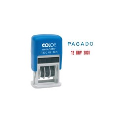 Sello pagado/fechador Colop Mini Dater S 160 L1 - Automático - 4 mm
