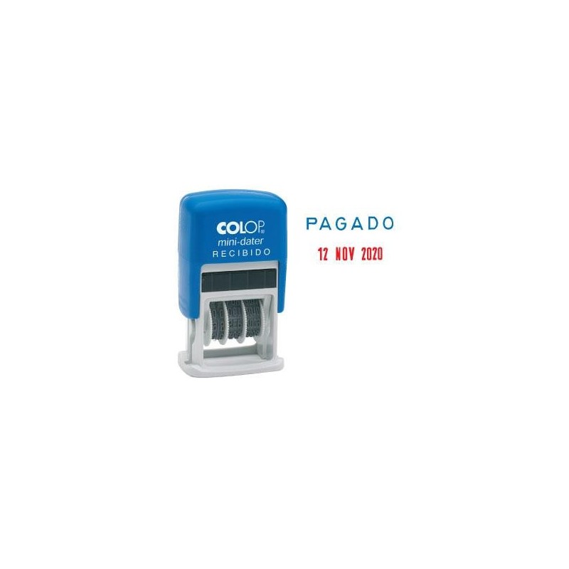 Sello pagado/fechador Colop Mini Dater S 160 L1 - Automático - 4 mm