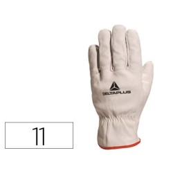 GUANTES DELTAPLUS PIEL VACUNO ESPECIAL PARA TODO TIPO DE TRABAJOS EL MAS VENDIDO DEL MERCADO TALLA 11