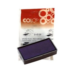 Almohadillas Colop E/20 - Color azul - Pack 2 ud