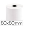 ROLLO SUMADORA TERMICO Q-CONNECT 80 MM ANCHO X 80 MM DIAMETRO SIN BISFENOL A (PACK INDIVISIBLE 5 UDS)