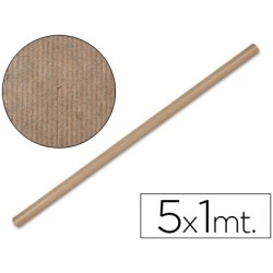 PAPEL KRAFT LIDERPAPEL MARRON ROLLO 5X1 MT