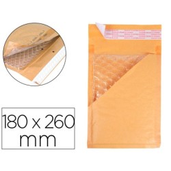 SOBRE BURBUJAS CREMA Q-CONNECT D/1 180 X 260 MM