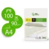 PAPEL VERJURADO LIDERPAPEL A4 90G/M2 CREMA PAQUETE DE 100 HOJAS