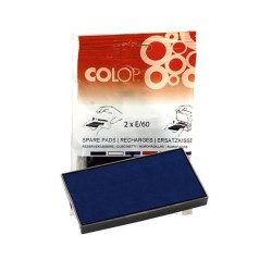 Almohadillas Colop E/60 - Color azul - Pack 2 ud