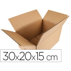 CAJA PARA EMBALAR Q-CONNECT AMERICANA MEDIDAS 300X200X150 MM ESPESOR CARTON 5 MM