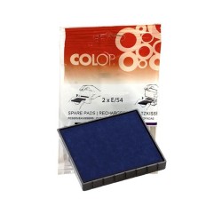Almohadillas Colop E/54 - Color azul - Pack 2 ud