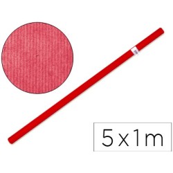 PAPEL KRAFT LIDERPAPEL ROJO ROLLO DE 5X1 MT