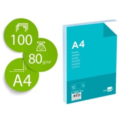 PAPEL LIDERPAPEL A4 8OG/M2 LISO PAQUETE DE 100 HOJAS + 10 HOJAS GRATIS