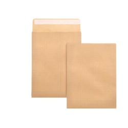 SOBRE LIDERPAPEL BOLSA N.5 KRAFT DIN C5 162X229 MM TIRA DE SILICONA CAJA DE 500 UNIDADES