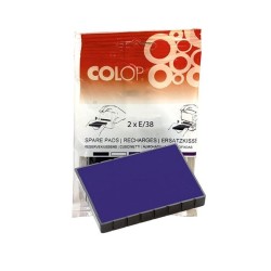 Almohadillas Colop E/38 - Color azul