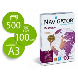 PAPEL FOTOCOPIADORA NAVIGATOR DIN A3 100 GRAMOS PAQUETE DE 500 HOJAS