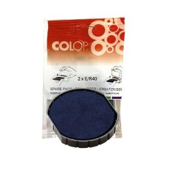Almohadillas Colop E/R40 - Color azul - Pack 2 ud