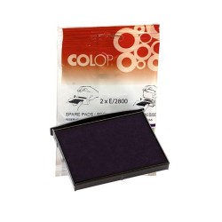 Almohadillas Colop E/2800 - Color azul - Pack 2 ud