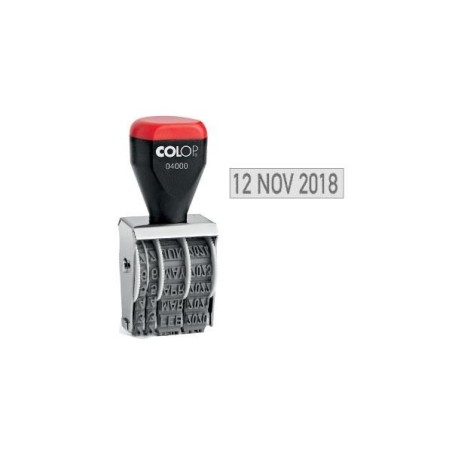 Sello fechador Colop 04000 - Manual - 4 mm