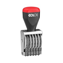 Sello numerador Colop 04006 - Manual - 4 mm - 6 bandas