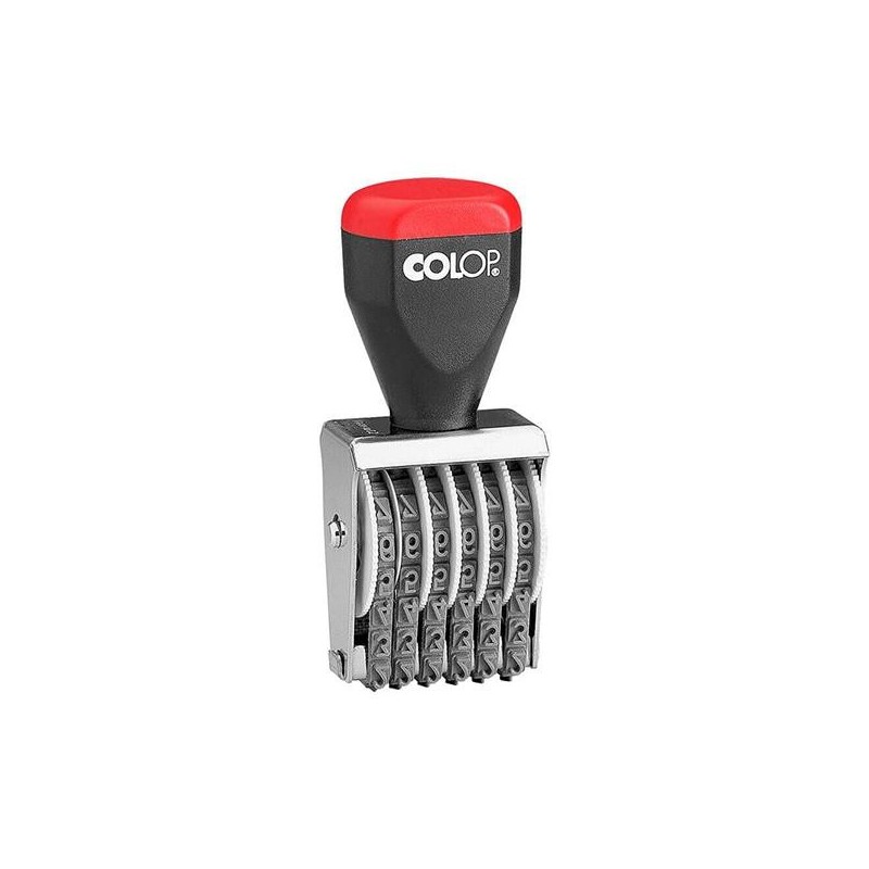 Sello numerador Colop 04006 - Manual - 4 mm - 6 bandas Sello numerador Colop 04006 - Manual - 4 mm - 6 bandas