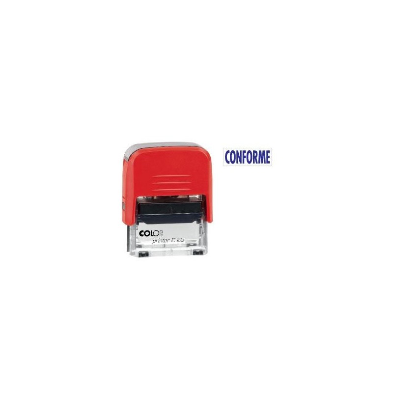 Sello Printer Fórmulas Colop - Conforme - Automático - 14 x 38 mm - Color azul Sello Printer Fórmulas Colop - Conforme - Automático - 14 x 38 mm - Color azul