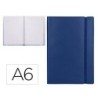 LIBRETA INDICE LIDERPAPEL SIMILPIEL A6 120 HOJAS 70G/M2 COLOR AZUL