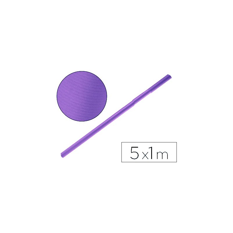 PAPEL KRAFT LIDERPAPEL VIOLETA ROLLO 5X1 MT