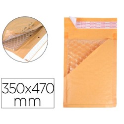 SOBRE BURBUJAS CREMA Q-CONNECT K/7 350 X 470 MM CAJA DE 50