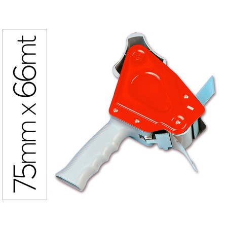 PORTARROLLO Q-CONNECT PARA EMBALAJE PARA CINTAS 66MT X 75 MM