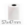 ROLLO SUMADORA TERMICO Q-CONNECT 57MMANCHO X 47MMDIAMETRO MAQUINAS TARJETADE CREDITOS SIN BISFENOL A (PACK INDIVISIBLE 10 UDS)