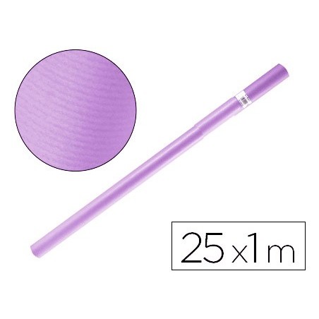 PAPEL KRAFT LIDERPAPEL LILA ROLLO 25X1 MT