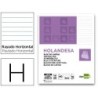 BLOC DE CARTAS LIDERPAPEL RAYADO HOLANDESA 40 HOJAS 60G/M2