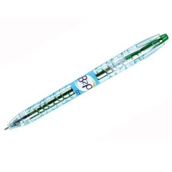 Roller retráctil Pilot B2P Begreen - 0,7 mm - Color verde