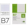 BLOC NOTAS LIDERPAPEL CUADRO 4MM B7 80 HOJAS 60G/M2 PERFORADO