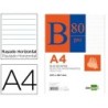 BLOC NOTAS LIDERPAPEL HORIZONTAL A4 80 HOJAS 60G/M2 ENCOLADO