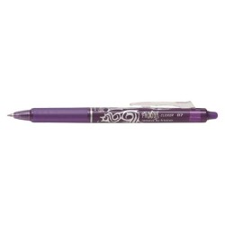 Bolígrafo borrable retráctil Pilot Frixion Clicker - Punta 0,7 mm - Color violeta