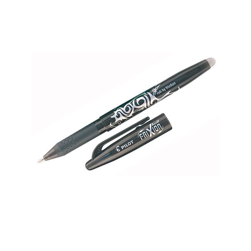 Bolígrafo borrable Pilot Frixion - Punta 0,7 mm - Color negro Bolígrafo borrable Pilot Frixion - Punta 0,7 mm - Color negro