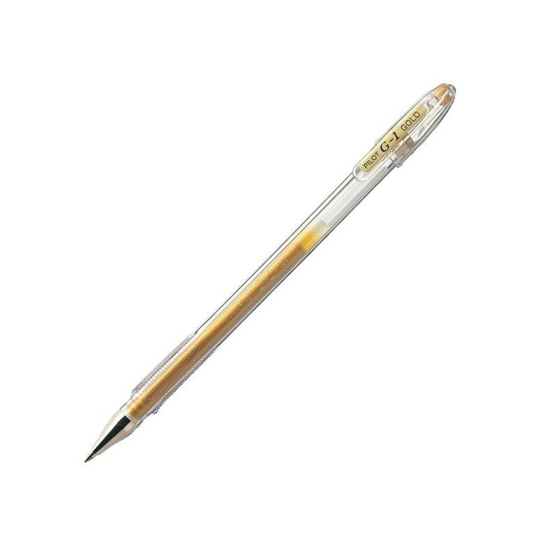 Roller Pilot G1 Metallic - Trazo 0,4 mm - Color oro