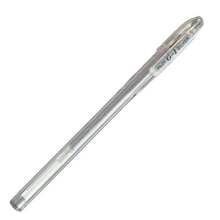 Roller Pilot G1 Metallic - Trazo 0,4 mm - Color plata