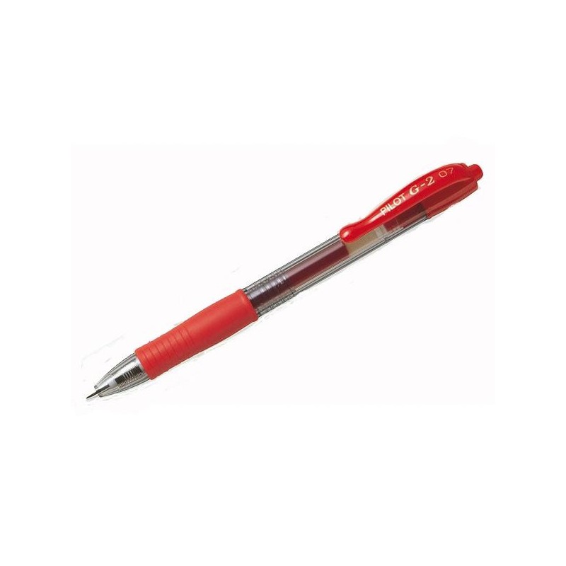 Roller retráctil Pilot G2 - Trazo 0,4 mm - Color rojo Roller retráctil Pilot G2 - Trazo 0,4 mm - Color rojo