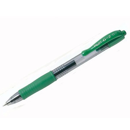 Roller retráctil Pilot G2 - Trazo 0,4 mm - Color verde