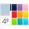 CUADERNO ESPIRAL LIDERPAPEL CUARTO SMART TAPA BLANDA 80H 60GR MILIMETRADO 2MM COLORES SURTIDOS (PACK INDIVISIBLE  10 UDS)