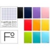 CUADERNO ESPIRAL LIDERPAPEL FOLIO SMART TAPA BLANDA 80H 60GR CUADRO 3 MM CON MARGEN COLORES SURTIDOS (PACK INDIVISIBLE  10 UDS)