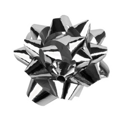 LAZOS LIDERPAPEL FANTASIA MEDIANOS COLOR PLATA METALIZADO (PACK INDIVISIBLE 100 UDS)