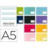 LIBRETA LIDERPAPEL SMART A5 APAISADA 32H 60G/M2 PAUTA 2,5 MM CON MARGEN