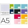 LIBRETA LIDERPAPEL WRITE A5 APAISADA 32H 60G/M2 CUADRO 3 MM CON MARGEN