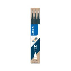Recambios bolígrafo Pilot Frixion - Color negro - Pack 3 ud
