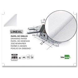PAPEL DIBUJO MARCA MAYOR DIN A4 HOJA (PACK INDIVISIBLE 250 UDS)