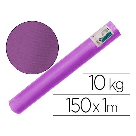 PAPEL KRAFT VERJURADO LIDERPAPEL VIOLETA 150MT 65GR BOBINA 10KG